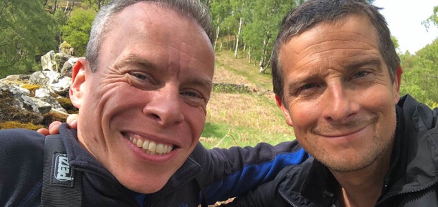 Bear Grylls will spend two days in the wild with actor and presenter Warwick Davis for an ITV special