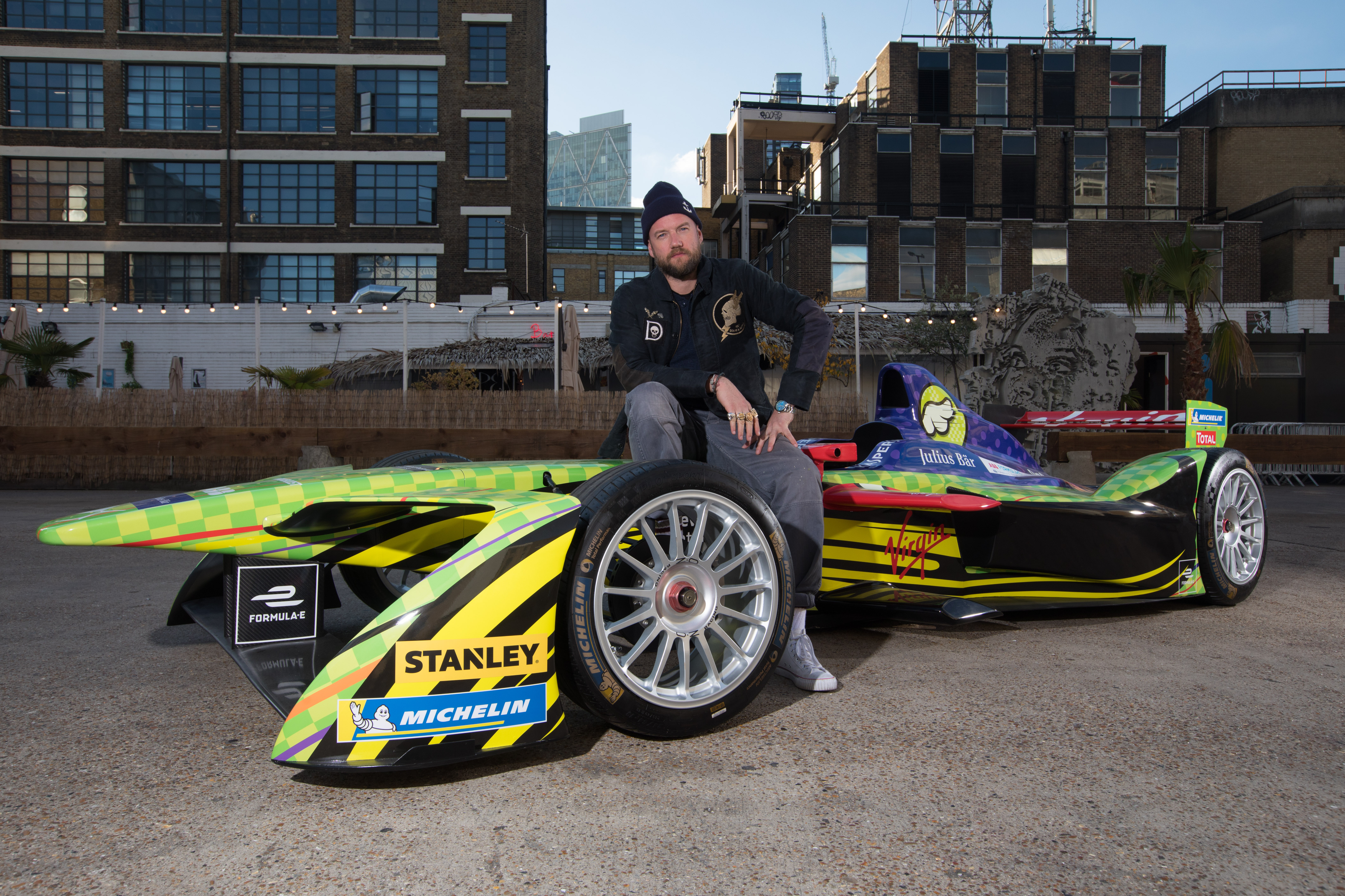 Kaspersky Lab and Dean Stockton, better known by his alias D*Face, unveil the first ever Formula-E art car