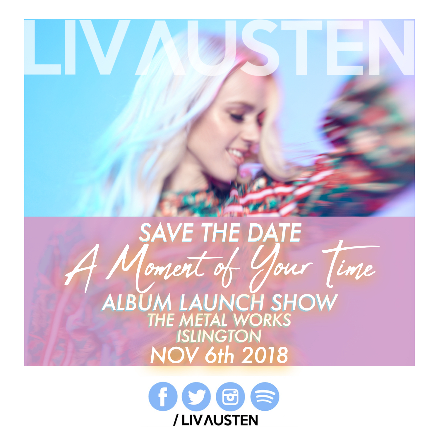 Liv Album Launch invite