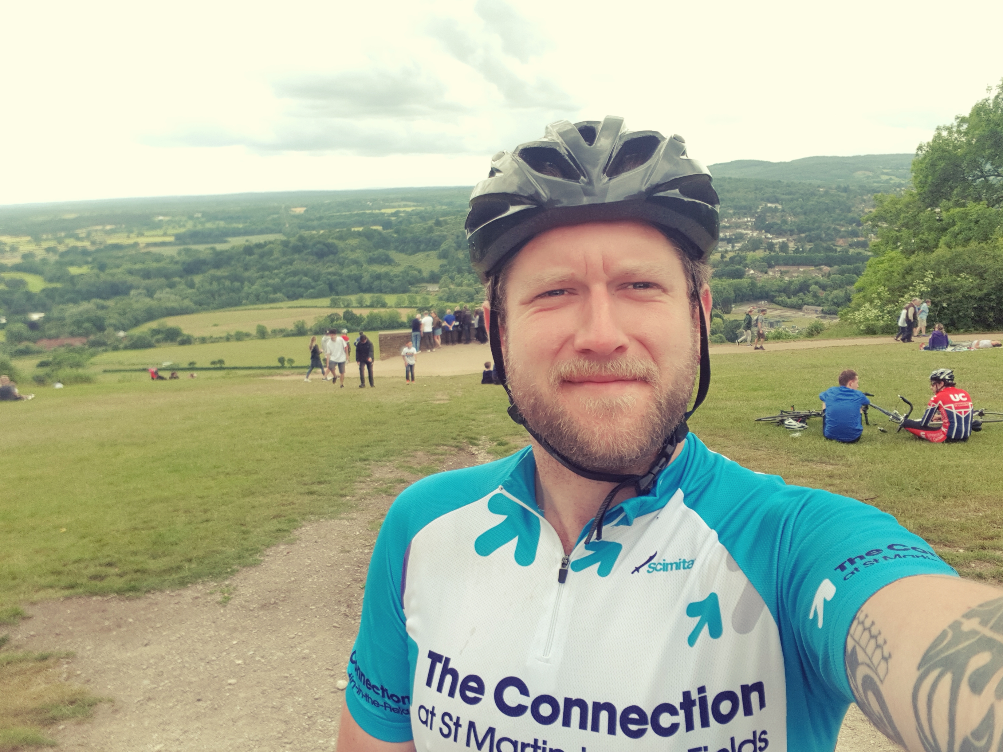 Chirs Canning, cycling charity challenge