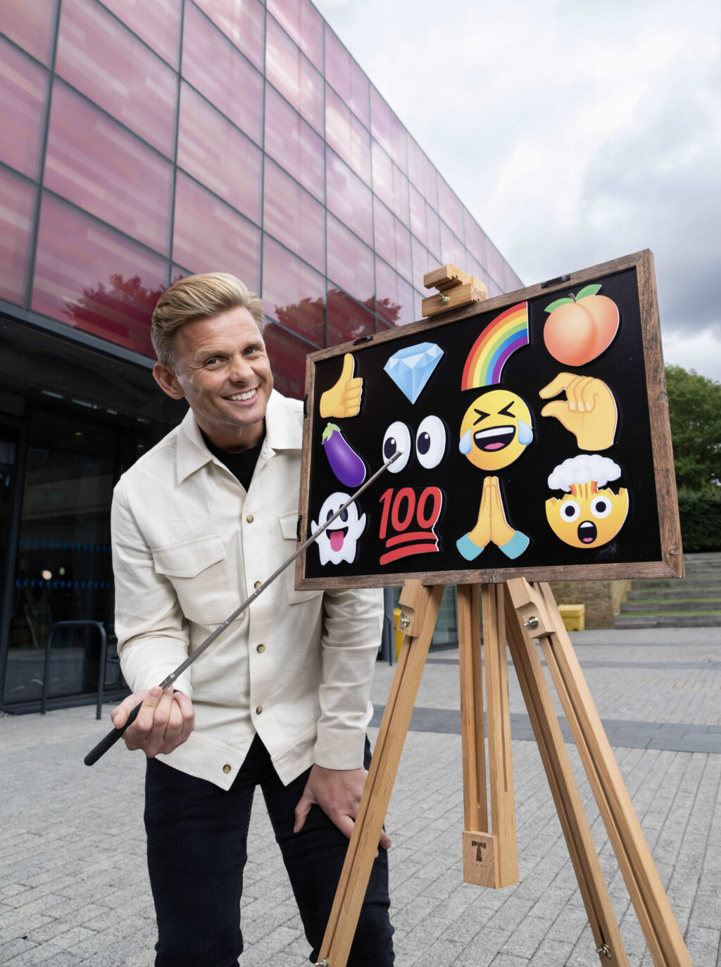 Sky Mobile - Jeff Brazier heads to university, London, 12th October 2023