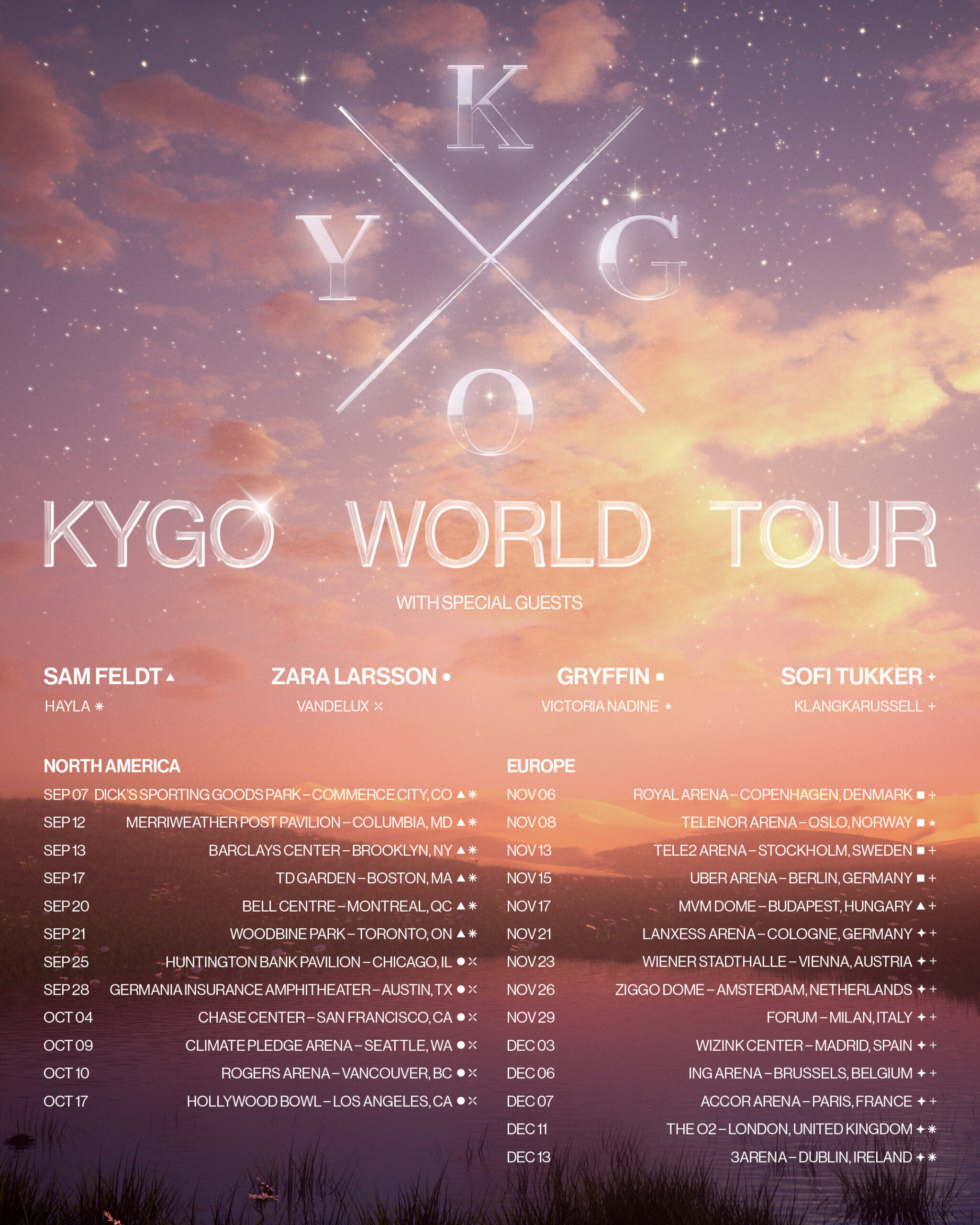 kygo tour schedule