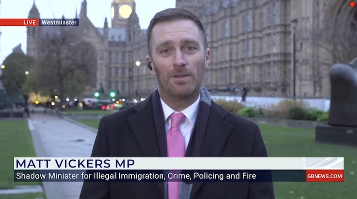 Matt Vickers GB News 4:12