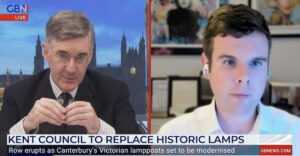 Kent lamps GB News