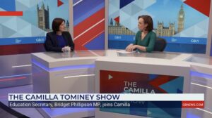 Bridget Phillipson Camilla Tominey GB News