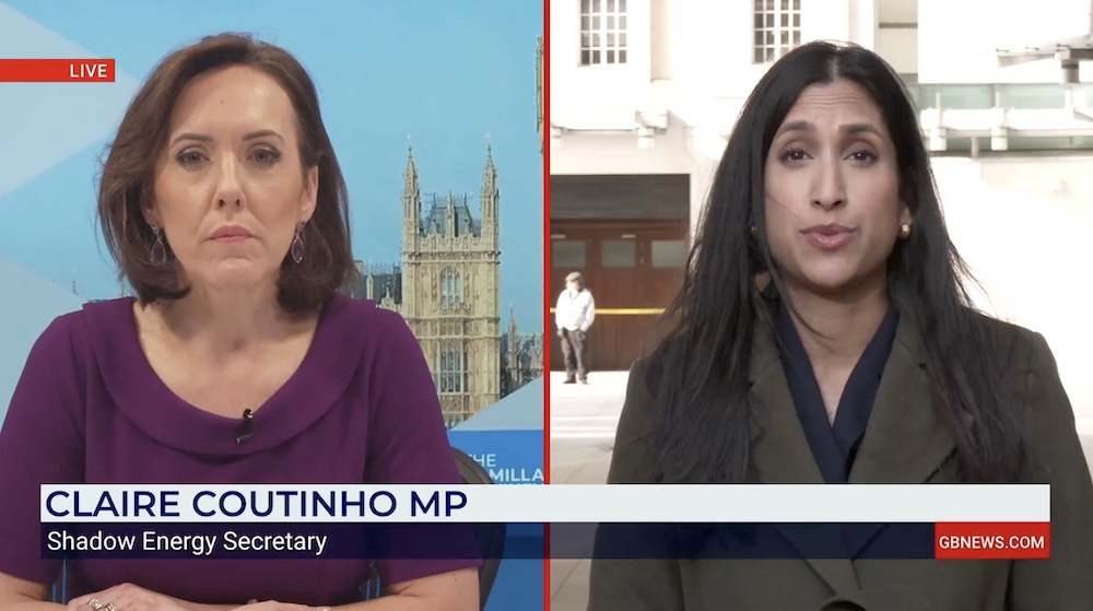 Claire Courtinho GB News 15:3