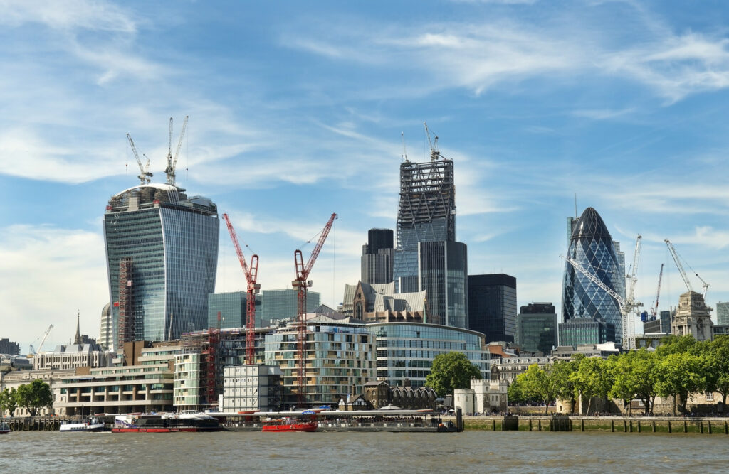 construction of modern London